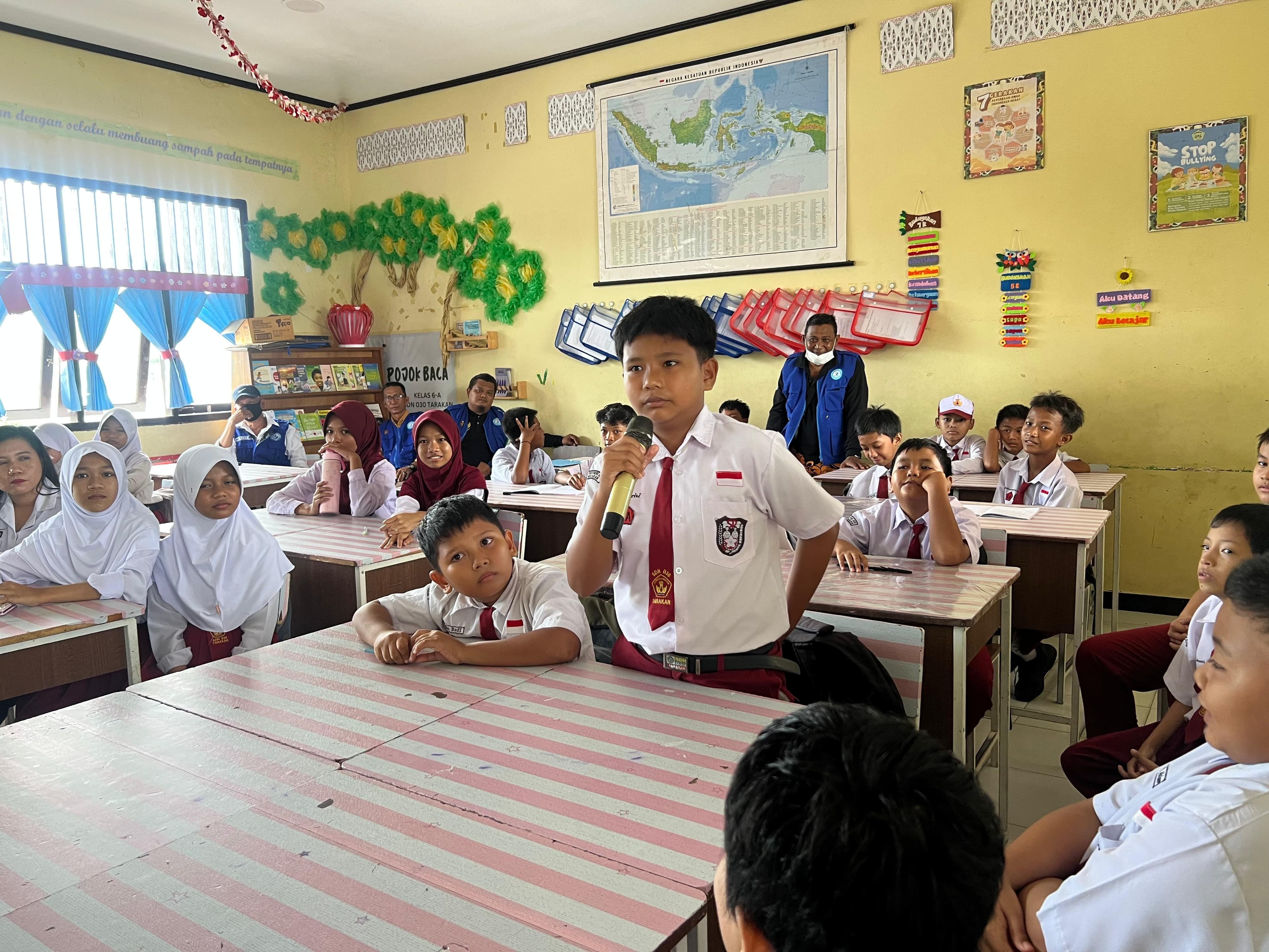 Sosialisasi Bahaya Narkotika pada siswa kelas 6 SDN 030 3