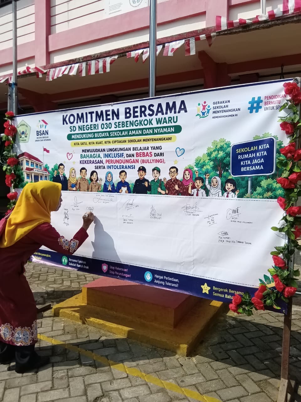 Monitoring Bunda PAUD Kota Tarakan Ke SDN 030 Tarakan 2